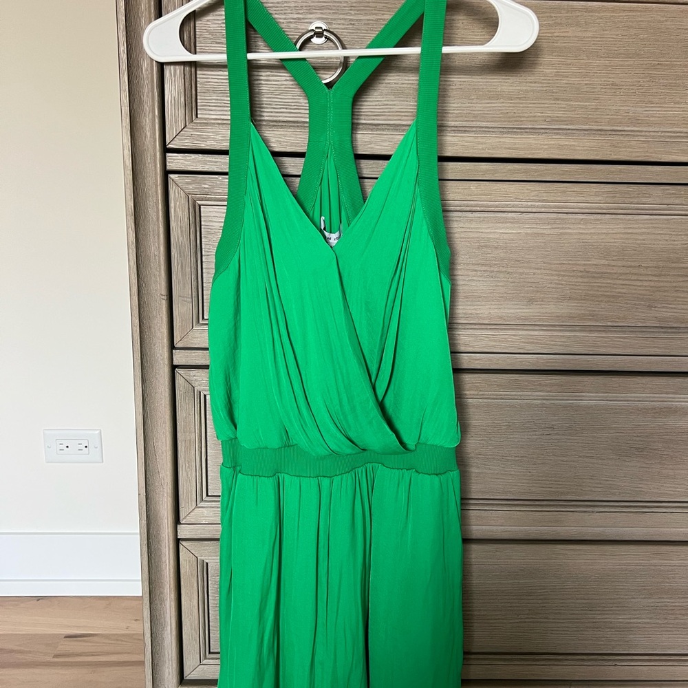 Naked Zebra green romper